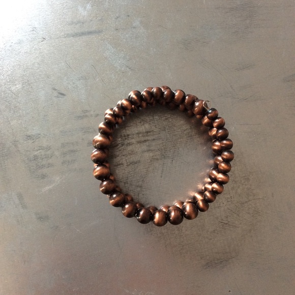 Copper Navajo Pearl Western Wrap Bracelet NWT - Picture 4 of 6